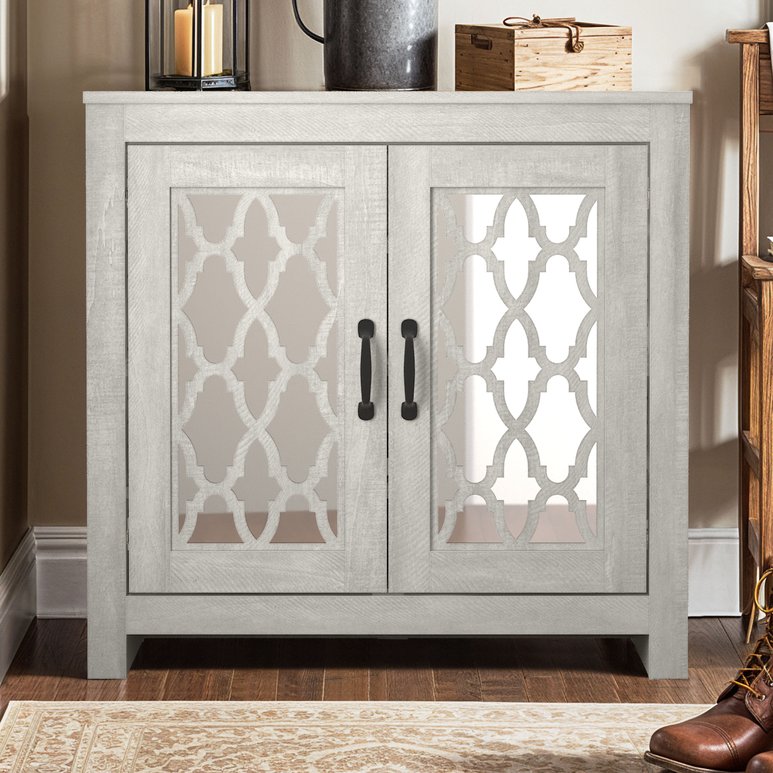 Heron Chessani 12 Pair Shoe Storage Cabinet & Reviews | Wayfair